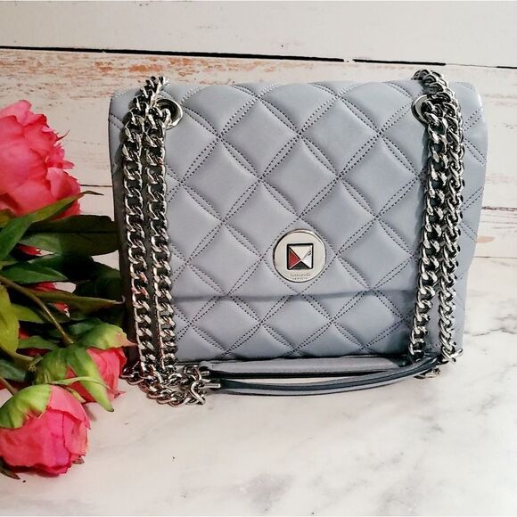 Kate Spade Quilted Nathalia in Steel - Picture 2 of 10